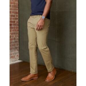 Robert Graham Men’s Pants – Size 38x31 – Tan Chino Yates Cotton Classic Fit GUC